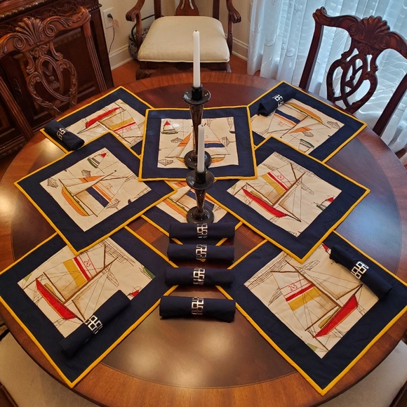 Tricia's Home Other - SHIP AHOY!!  -  24 piece Place Setting